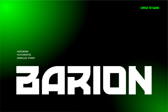 Barion: A Bold, Modern Display Font for Your Brand