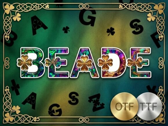 Beade: A Bold, Sun-Drenched Display Typeface for Handmade Creators