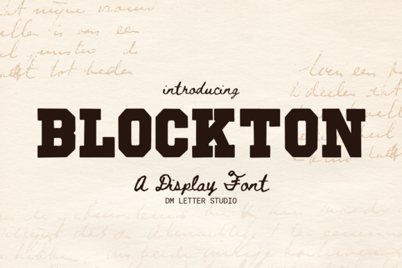 Blockton: A Bold Display Font for Editorial Clarity