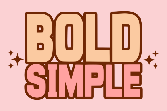 Bold Simple: A Display Font That Means Business