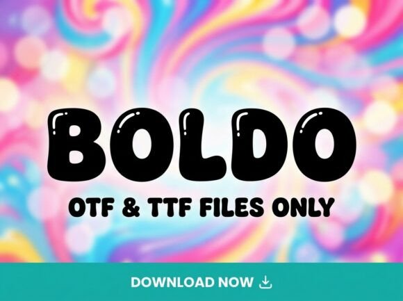 Boldo: A Playful Display Font That Lifts Your Digital Brand