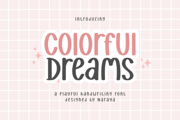 Colorful Dreams: A Playful Display Font for Editorial Joy