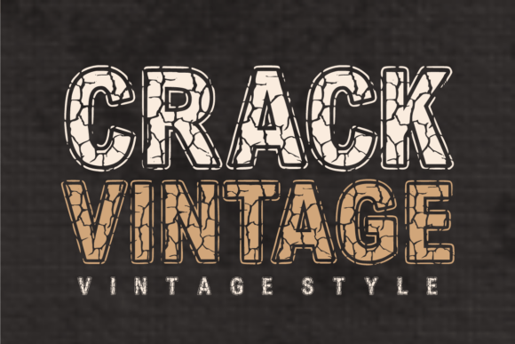 Crack Vintage: A Rugged Display Font for Bold Digital Branding