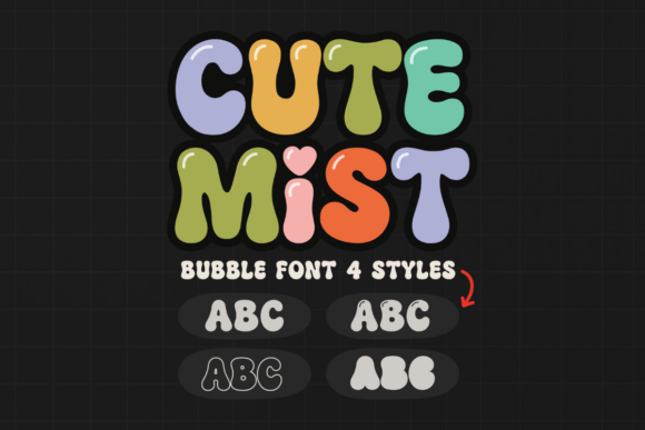 Cute Mist: A Playful Display Font for Campaign Headlines