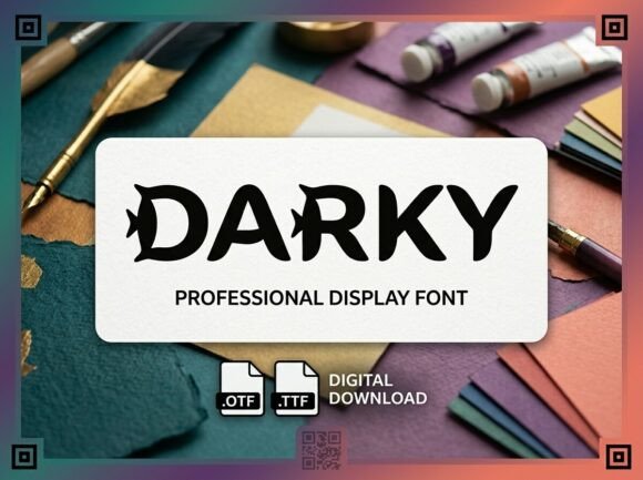 Darky: A Display Font That Anchors Editorial Mood