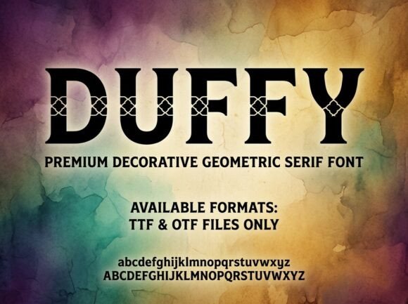 Duffy: A Premium Display Font That Elevates Real Branding