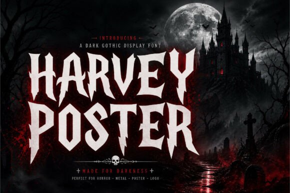 Harvey Poster: A Bold Display Font for Standout Branding