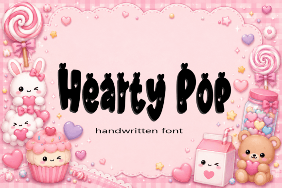 Hearty Pop: A Playful Display Font That Brings Warmth to Brand Identity