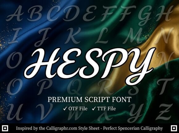 Hespy: A Standout Display Font for Handmade Creators