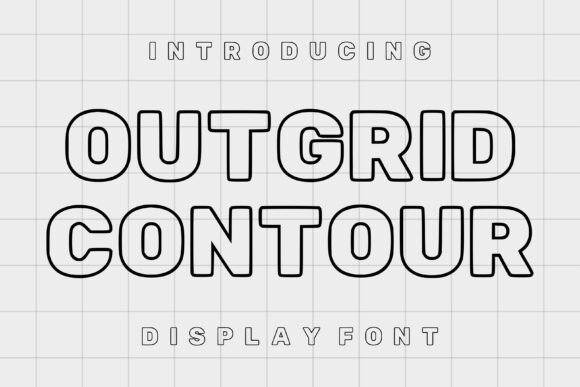 Outgrid Contour: A Bold Display Font for Editorial Impact