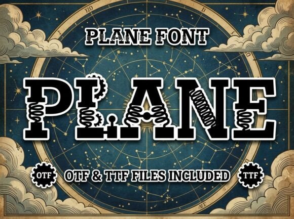 Plane: A Display Typeface That Anchors Your Message