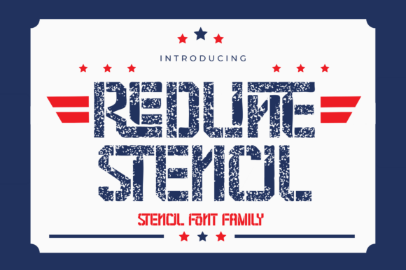 Redline Stencil: A Display Typeface with Athletic Heart and Editorial Grace
