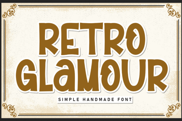 Retro Glamour: A Display Font That Commands Attention