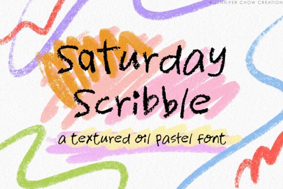 Saturday Scribble: A Display Font That Feels Like Hand-Drawn Charm