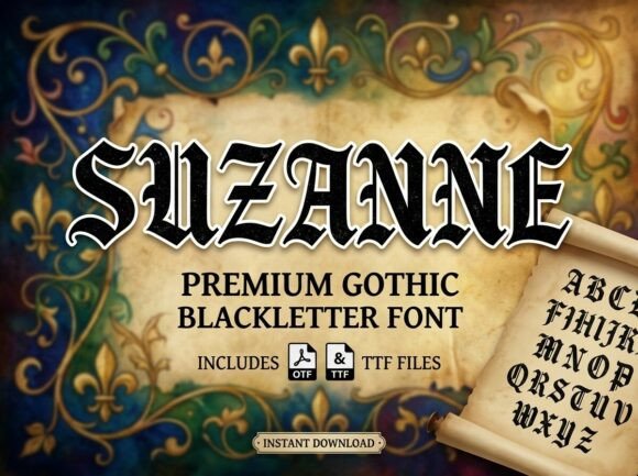 Suzanne: A Display Font That Makes Your Headlines Unmissable